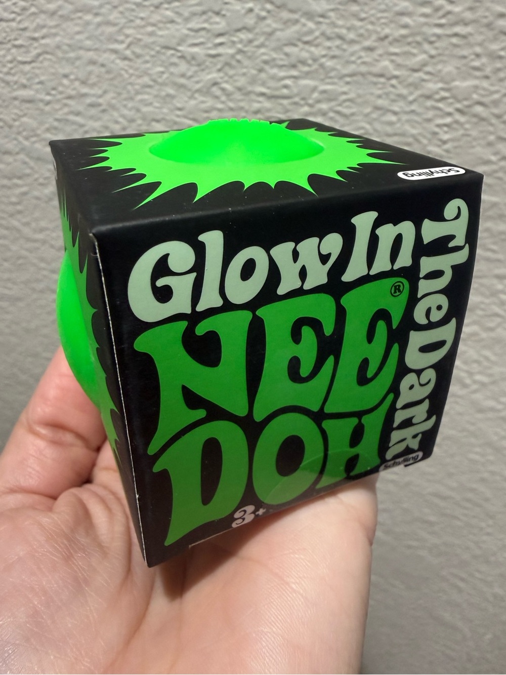 Needoh Glow in the dark. Green. New